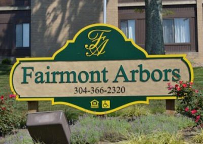 Fairmont Arbors Sign Board