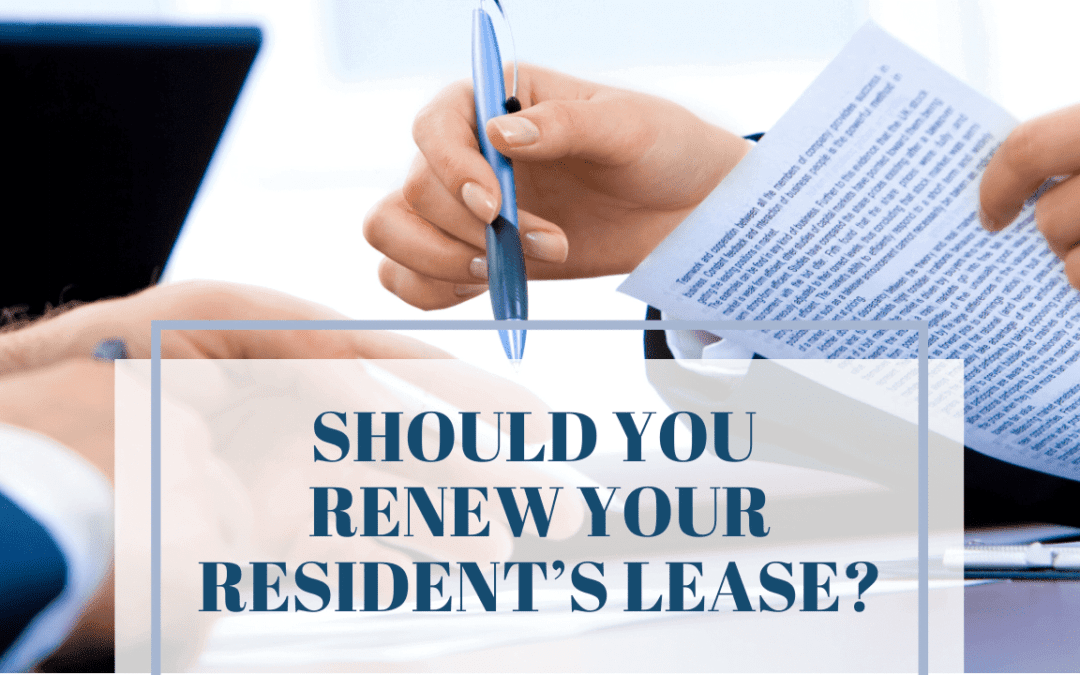 Should You Renew your Pittsburgh Resident’s Lease?