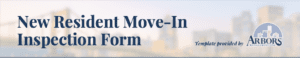 New Resident Move-In Inspection Form