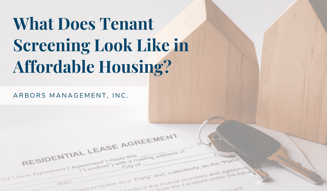What Does Tenant Screening Look Like in Affordable Housing?