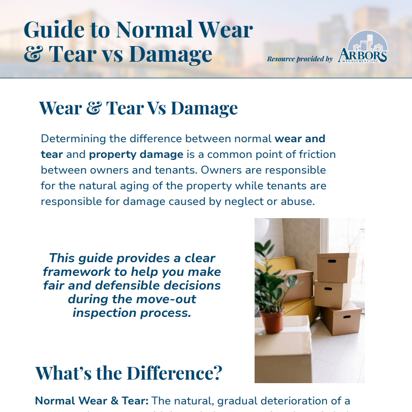 Guide to normal wear & tear
